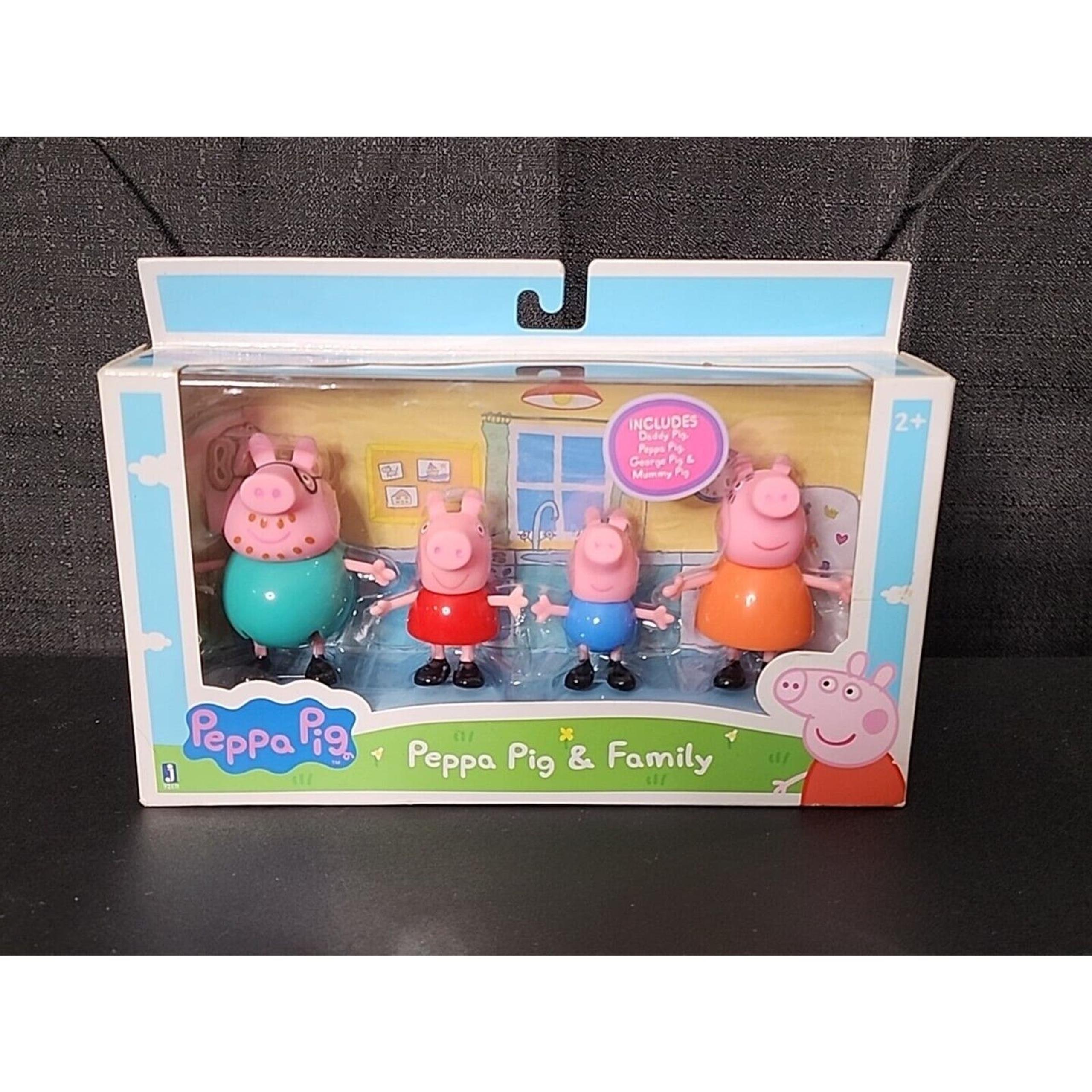PEPPA PIG & Family 4-Figure Pack - Peppa, George, Mummy & Daddy Pig