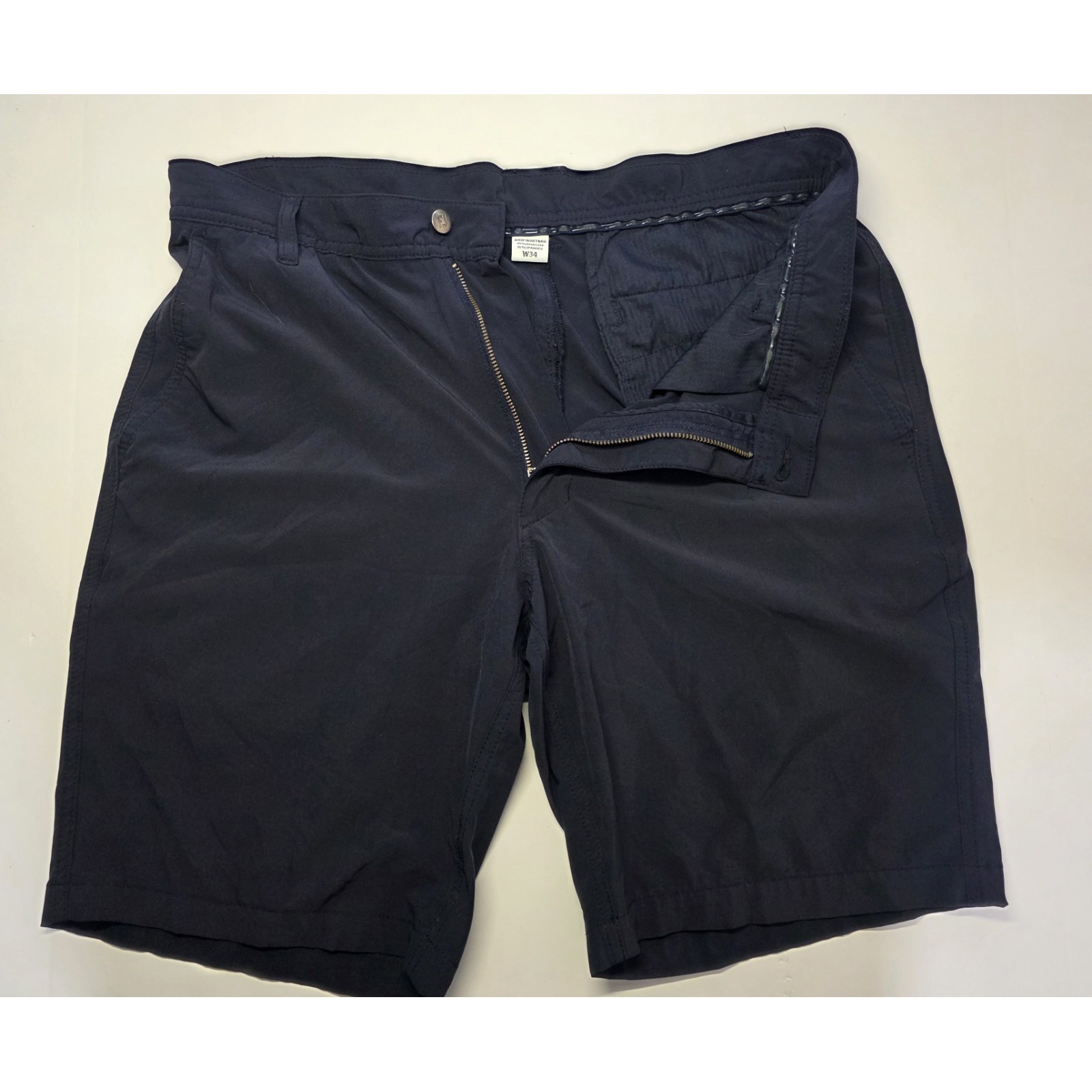 Footjoy Mens Size 34 Blue Chino Golf Shorts