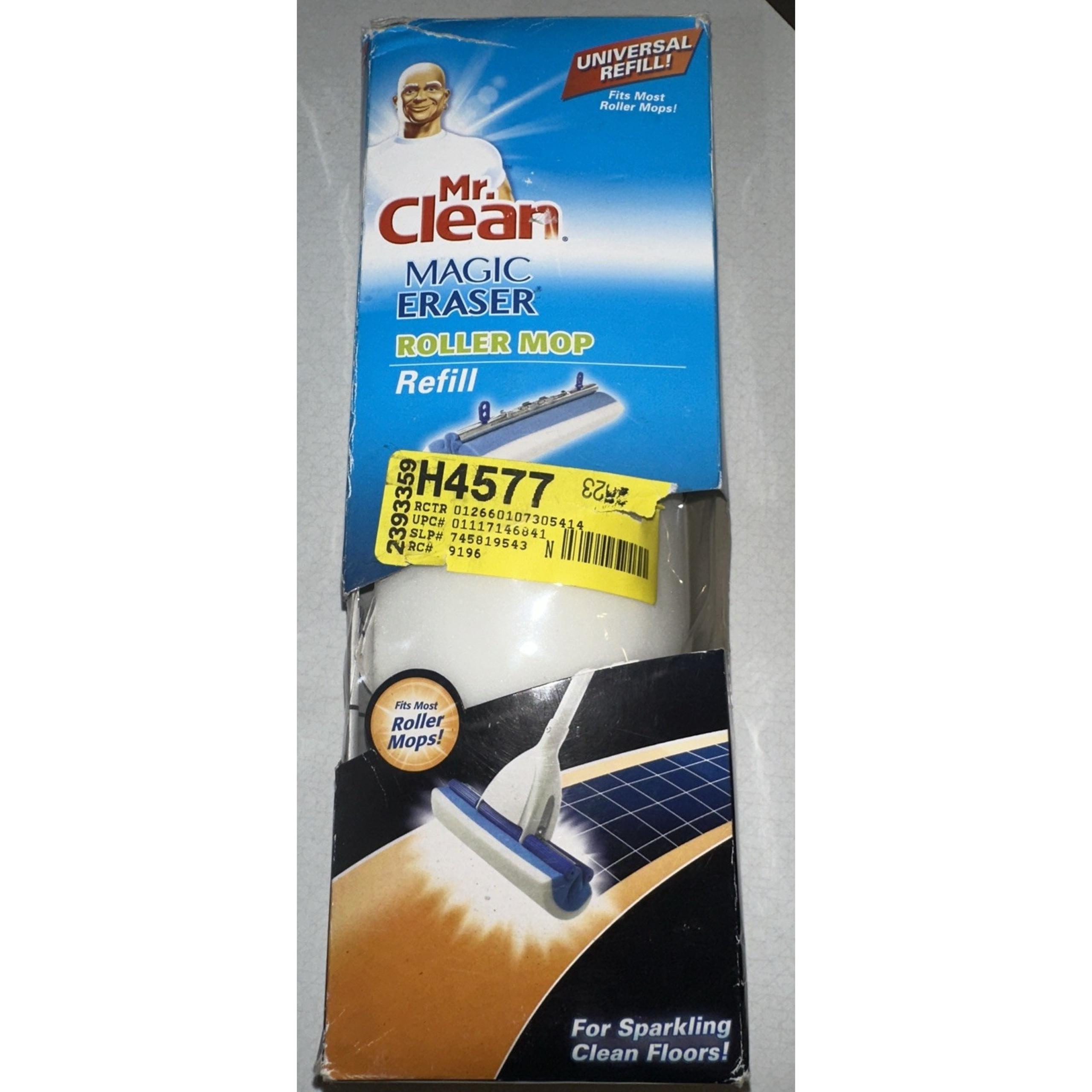 Mr Clean Magic Eraser Universal Size Roller Mop Single Refill 011171468414 New