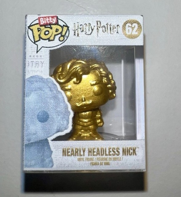 Funko Bitty Pop Gold Nearly Headless Nick Chase Mini #62 Harry Potter 1/32