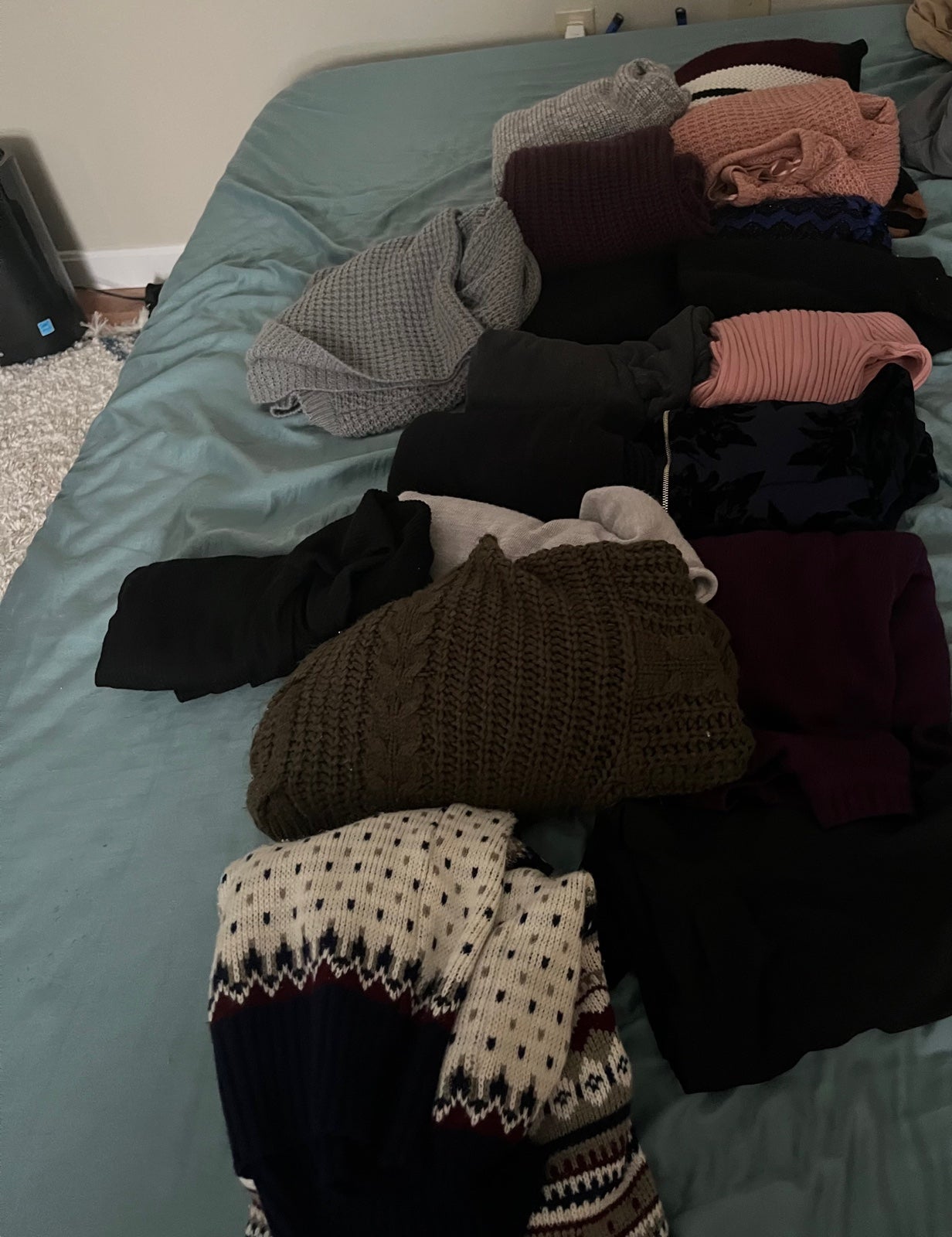 Women bundle sweaters