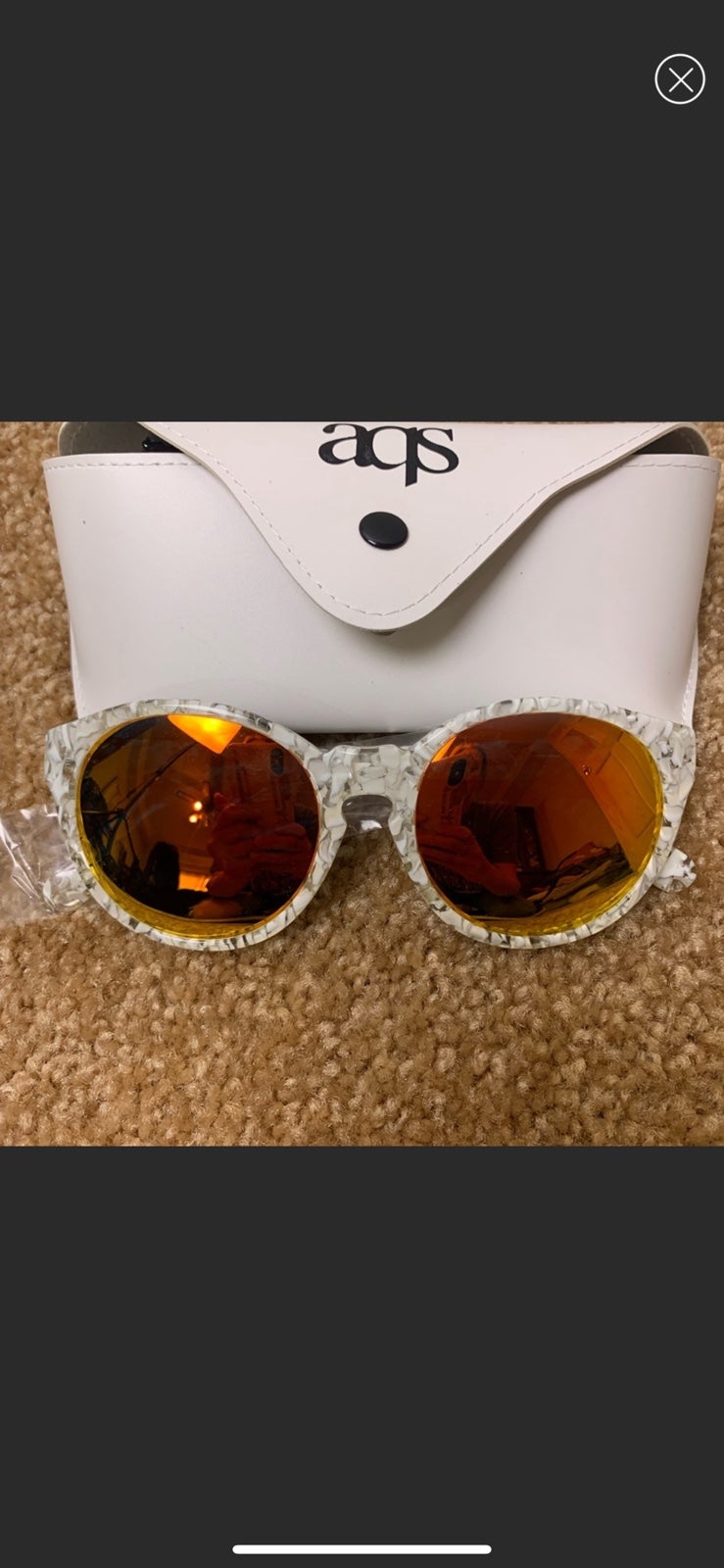 AQS Milo 49 mm Clubmaster Sunglasses
