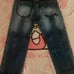 akademiks jeans baggy denim studded