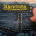 akademiks jeans baggy denim studded