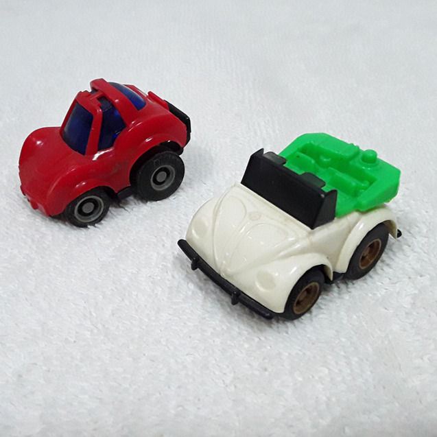 Vtg Penny Racer Pull Back Takara Red Pet Vet First Toy VW Beetle Tested Taiwan