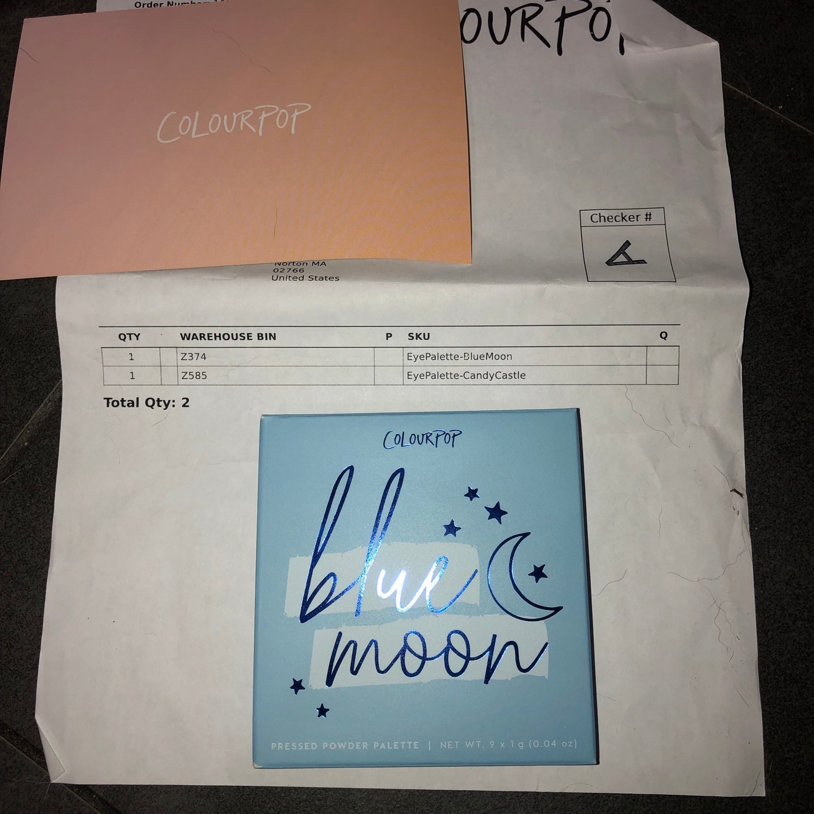 ColourPop Cosmetics Blue Moon Shadow Palette