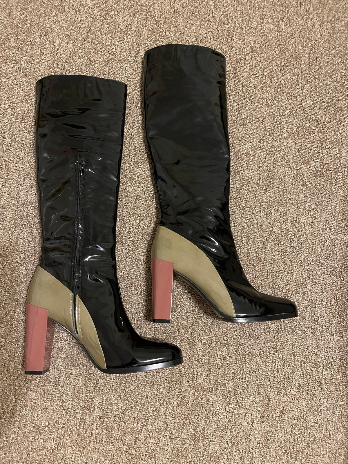 Gianna Meliani Natural Leather Boots 39 Made In Italy