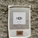 New 50 UGG Set of 2 king pillowcases 100% cotton 300 Thread Stone Price FIRM