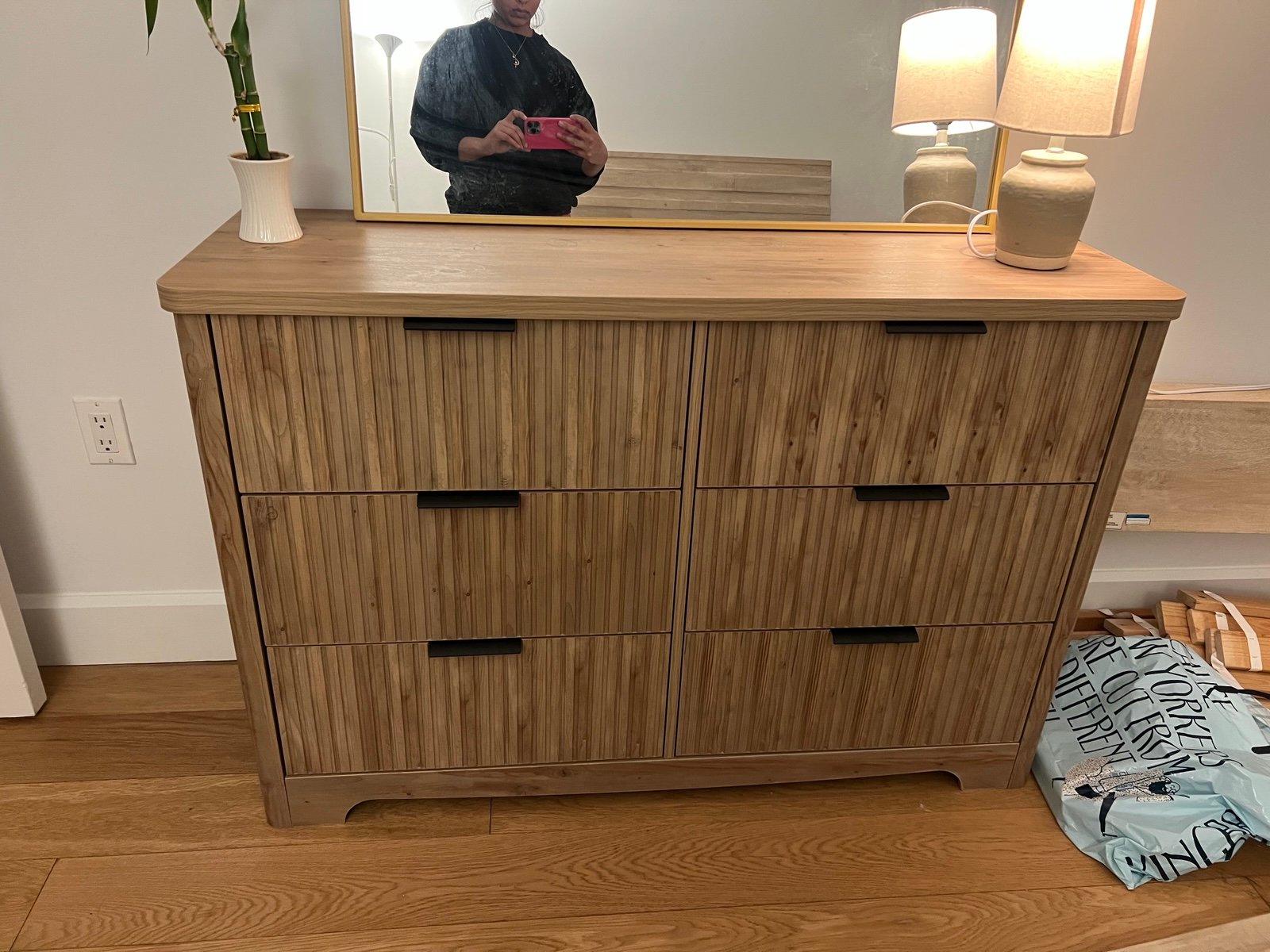Oak Fluted Dresser