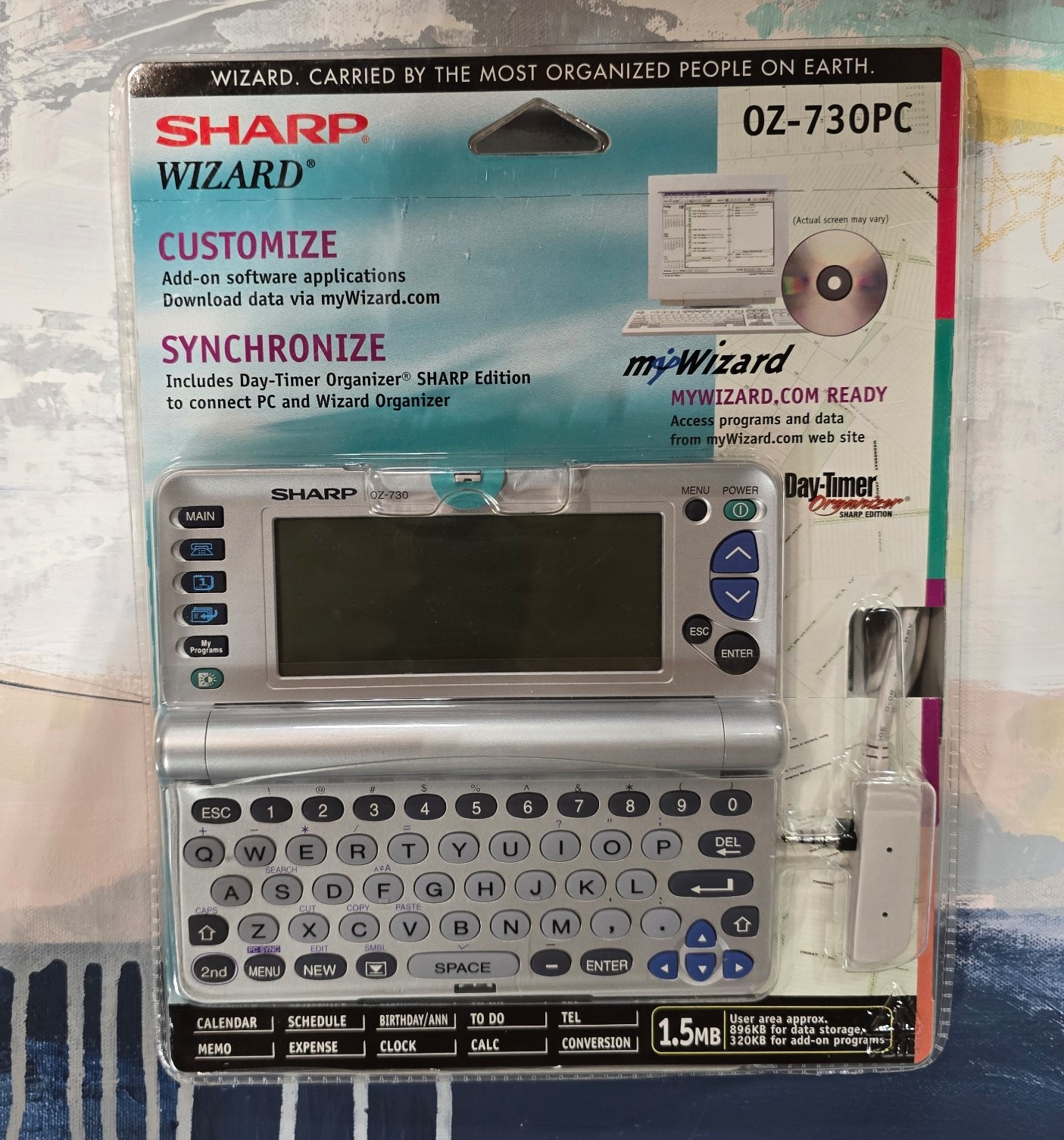 ***NEW FACTORY SEALED*** Sharp Wizard OZ-730 1.5MB Personal Organizer 0Z 730PC