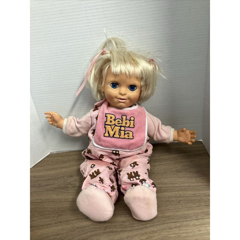 1985 Galoob Baby Mia 19 Doll Italian Untested