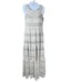 New Eliza J Cream Lace Crochet Tiered Maxi Long Dress Ivory Women’s Sz 6