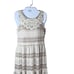 New Eliza J Cream Lace Crochet Tiered Maxi Long Dress Ivory Women’s Sz 6
