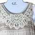New Eliza J Cream Lace Crochet Tiered Maxi Long Dress Ivory Women’s Sz 6