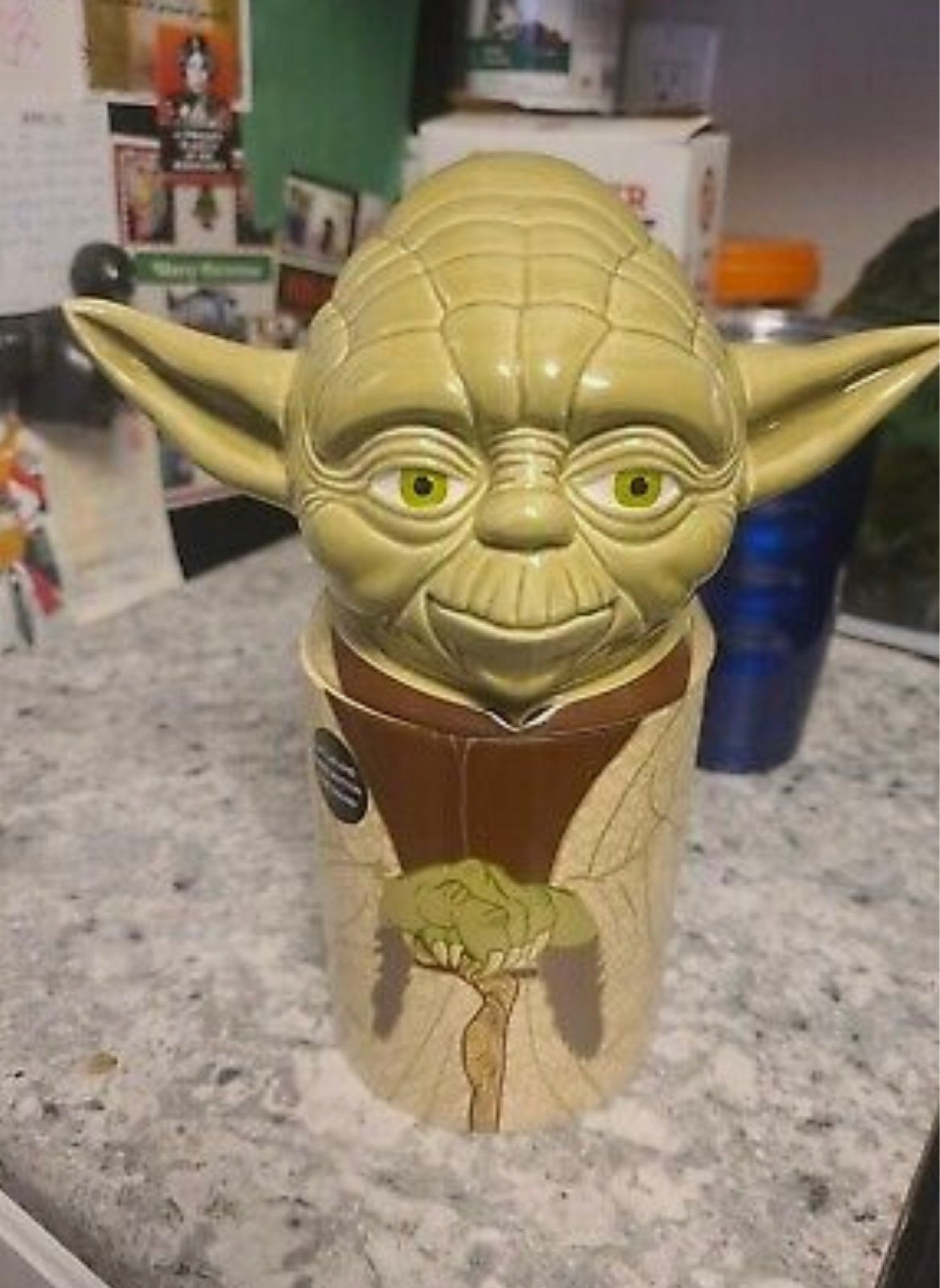 Talking Star Wars Yoda Cookie Jar by Hallmark