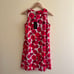Sarah Campbell Poppy print sleevless A-line dress. Size 4. NWT.