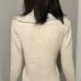 Lauren Ralph Lauren Beige Ribbed Knit Sweater