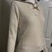 Lauren Ralph Lauren Beige Ribbed Knit Sweater