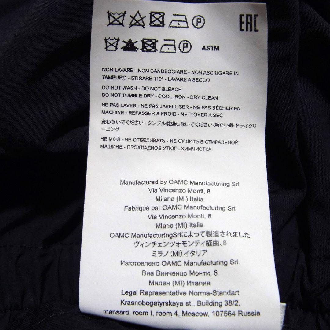 22SS OAMC Wide Cargo Shorts (Size 32, Black) - Casual shorts