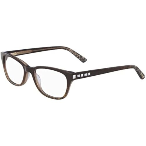 NEW Bebe BB 5142 210 Topaz Lace Eyeglasses 52mm with Swarovski Crystals & Case