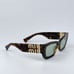 Miu Miu MU09WS 14L50O GLIMPSE BRAND NEW Sunglasses Honey Havana Green Rectangle