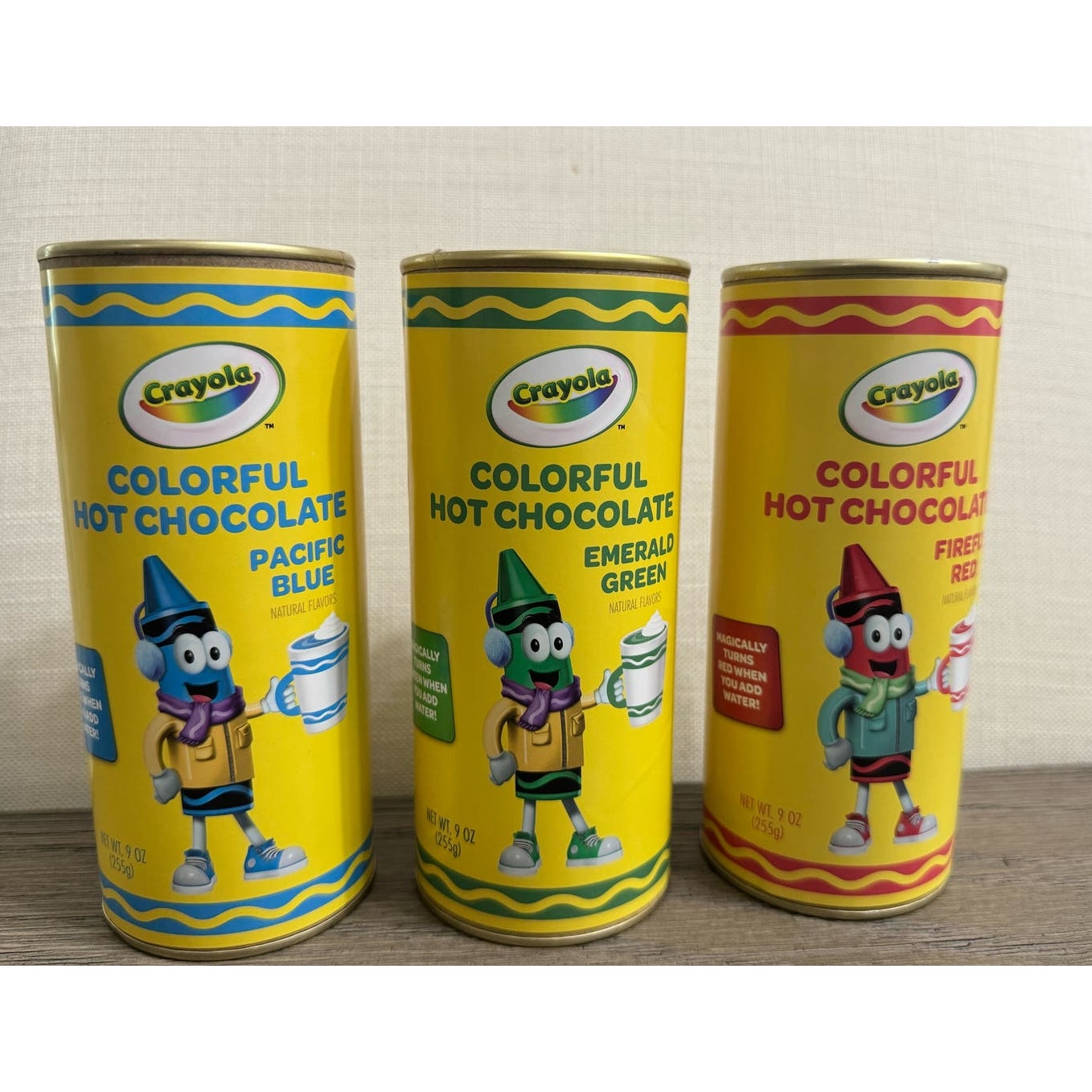 Crayola Crayons Hot Chocolate Green Red Blue Crayon