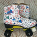 Graffiti/Scribble Quad Skates Rollerskate Rollerskates Artistic New LED RGB SZ41