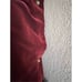 2 ruby red velvet Ralph Lauren crested button pillows