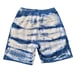 STRIVERS ROW TUPELO SHORTS Large Tie-dyed Blue Sweat French Terry
