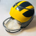 Vintage College Football Michigan Wolverines Helmet Chip And Dip Bowl USA Made