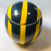 Vintage College Football Michigan Wolverines Helmet Chip And Dip Bowl USA Made