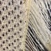 Handmade knitted shawl,white fancy shawl