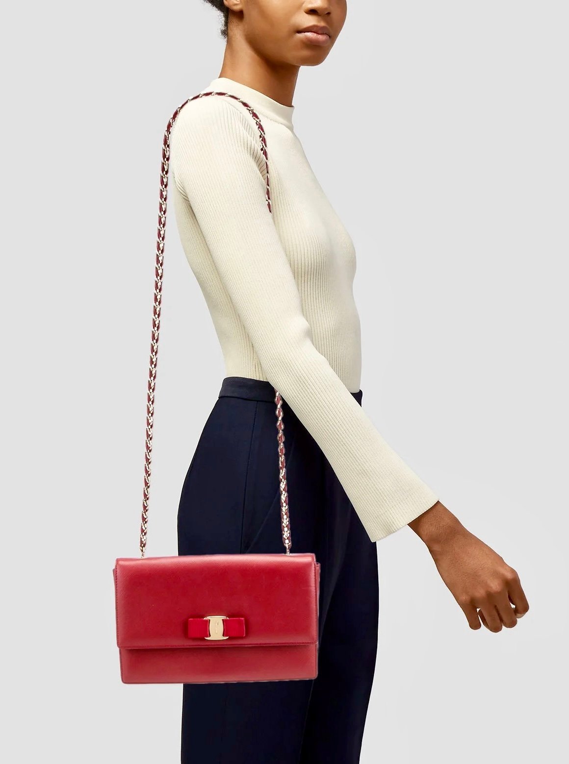 SALVATORE FERRAGAMO VERA SHOULDER BAG