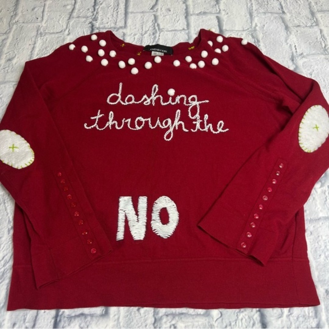 Jones New York Large Christmas Sweater