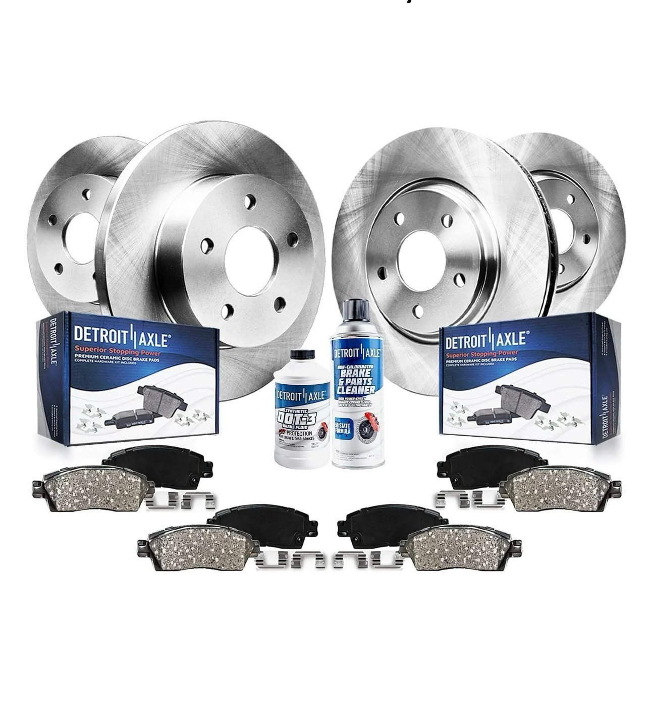 Toyota Prius Plug-In Lexus CT200h Drilled & Slotted Brake Rotors Cerami