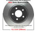 Toyota Prius Plug-In Lexus CT200h Drilled & Slotted Brake Rotors Cerami