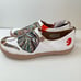 UIN Size 7 Slip On Shoes Canvas Ganesha Elephant
