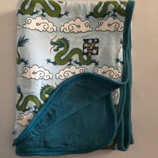 Kickee Pants Cloud Dragons Stroller Blanket