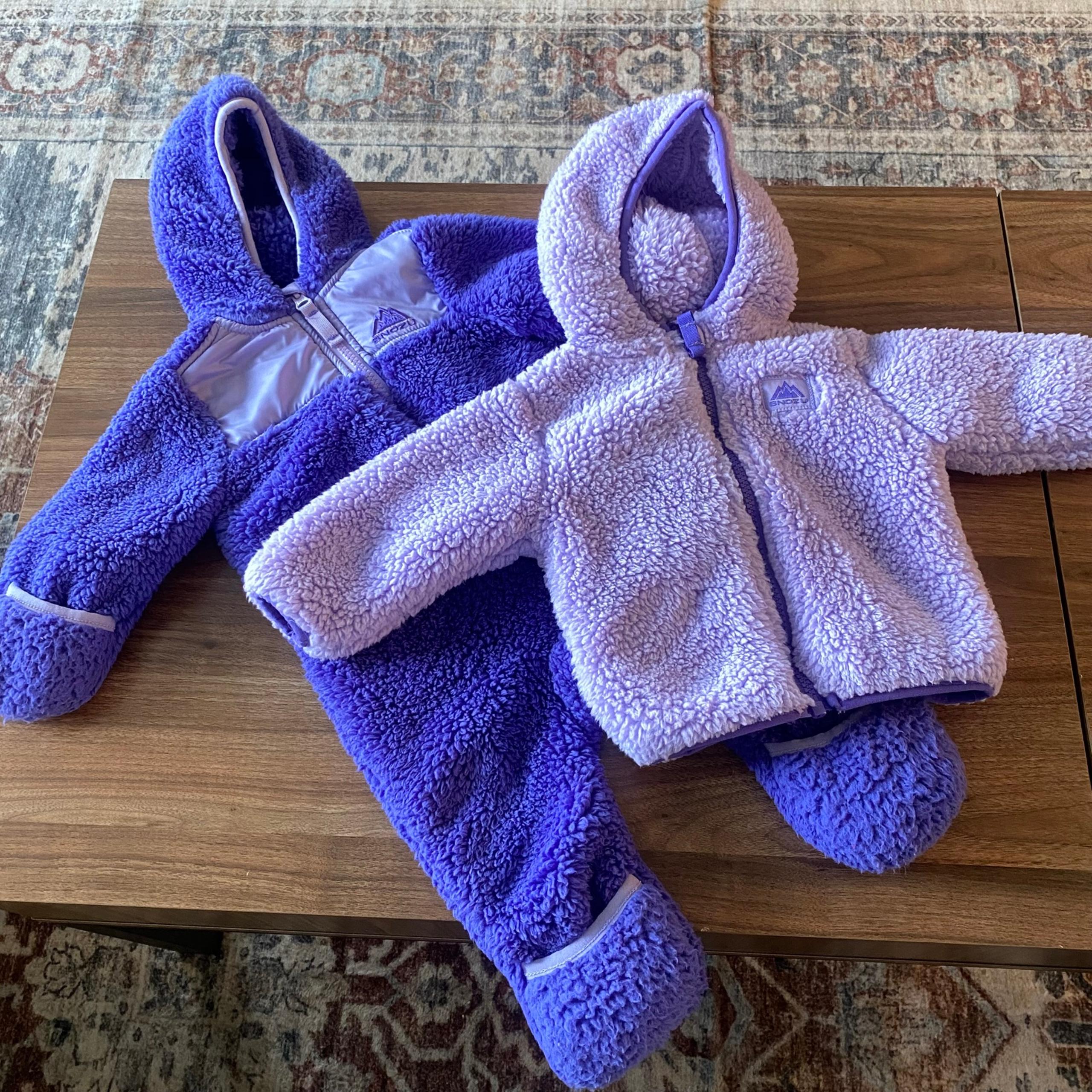 Snozu Snowsuit and Jacket Bundle 3/6 Months Purple