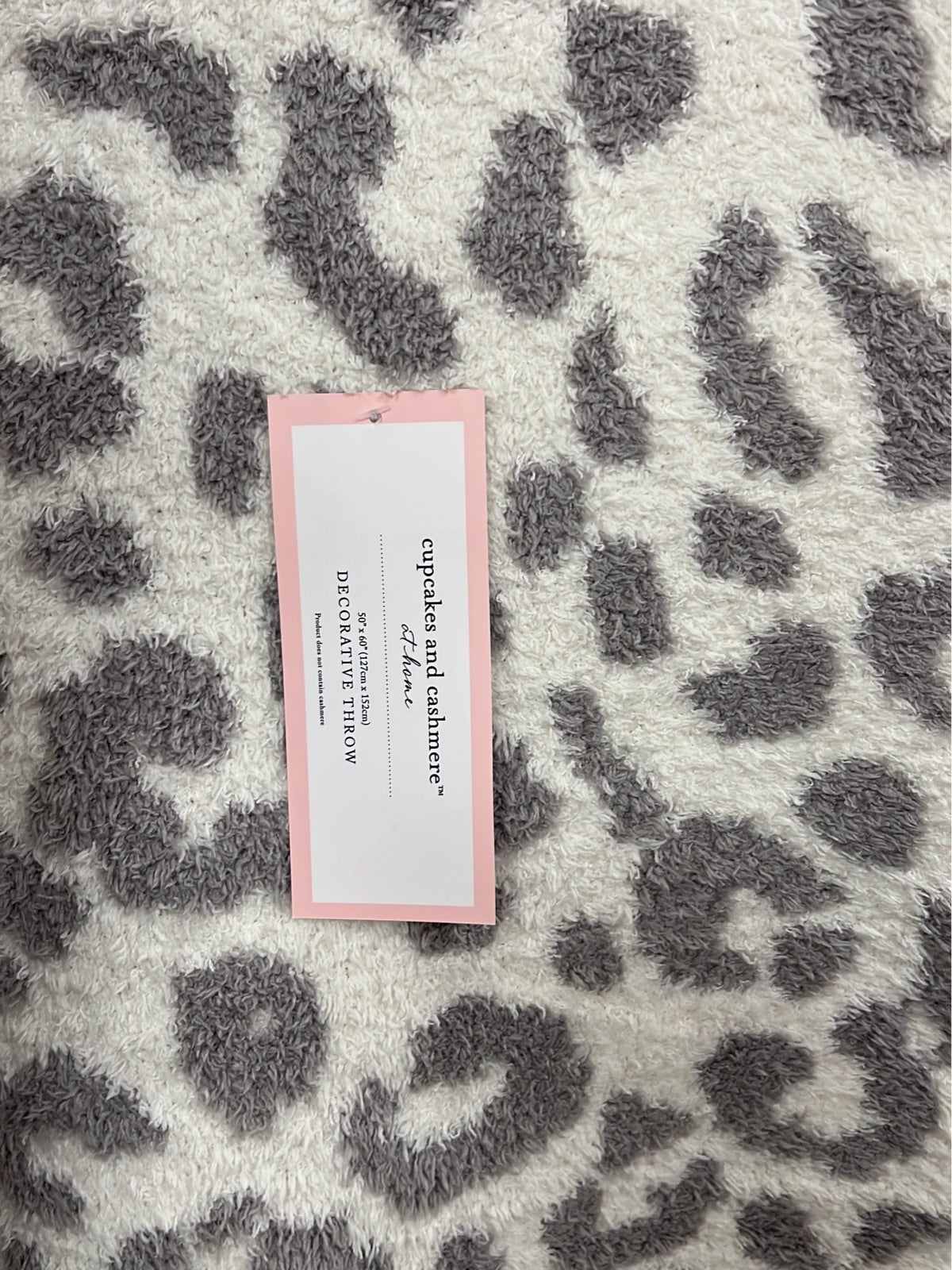 Cupcakes And Cashmere Leopard Print Blanket