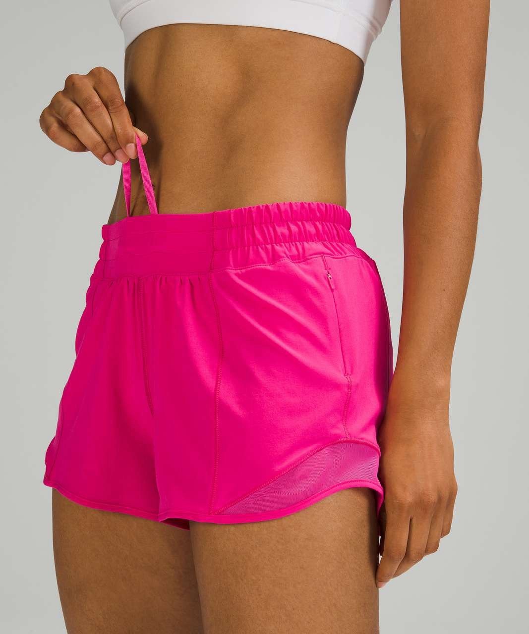 Lululemon Hotty Hot Low Rise Short 4 size 6 Sonic Pink SNCP