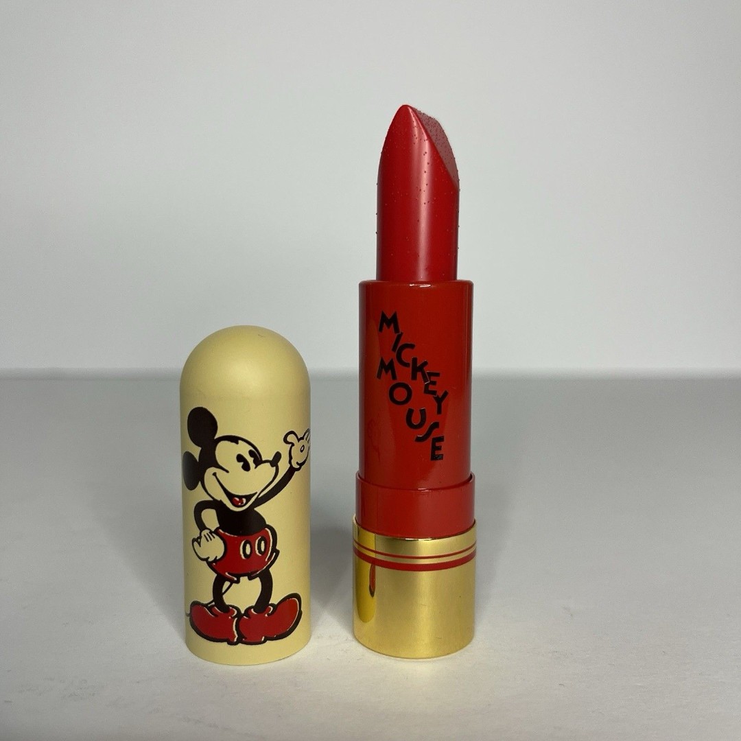 Besame Cosmetics MICKEY MOUSE RED Lipstick MM 249 Rare and Discontinued