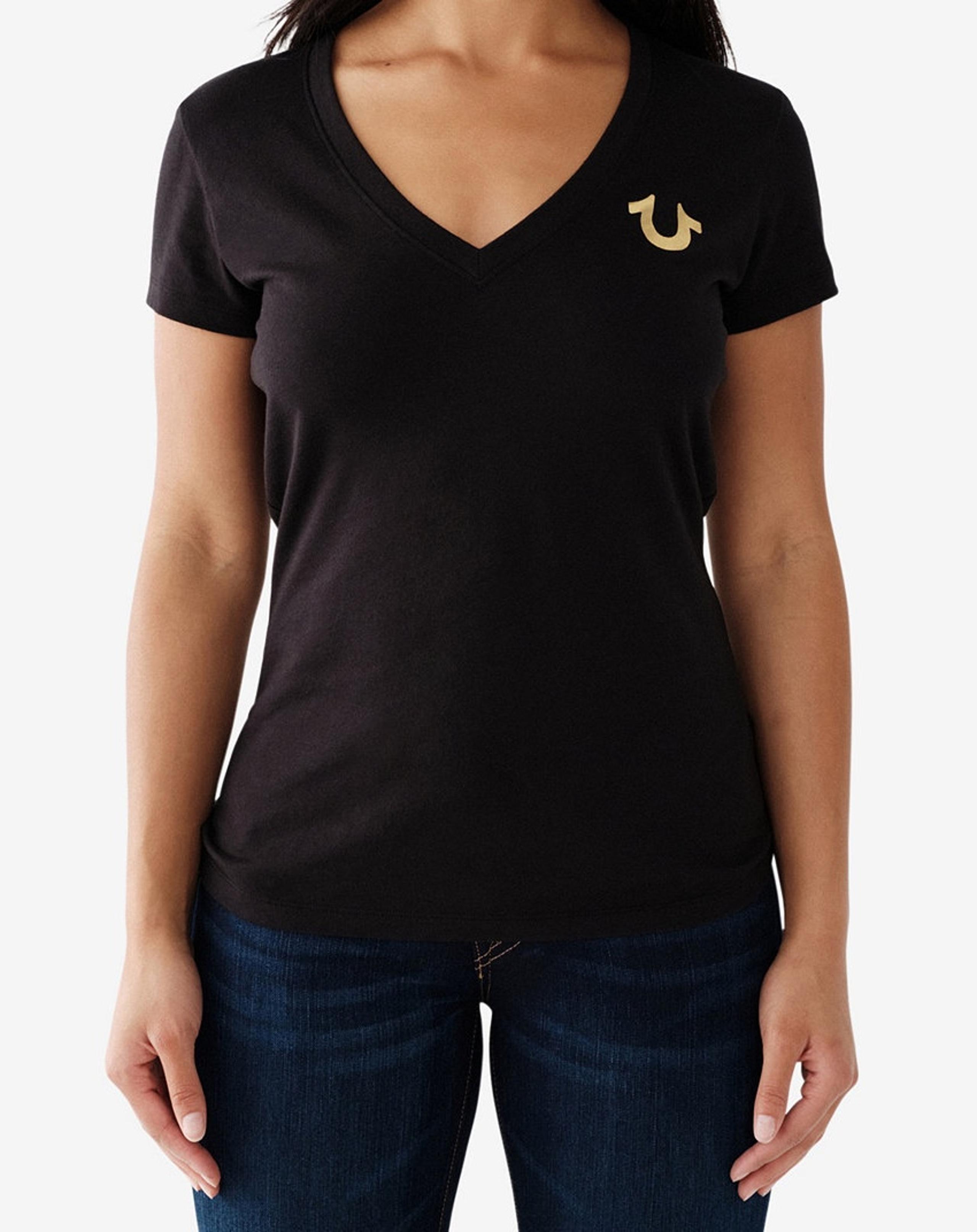 T-Shirt  true religion black women