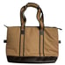 Eddie Bauer Canvas Exterior Plastic Interior Tote EUC