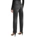 Ksubi Brooklyn High Rise Straight Jean in Diablo Faded Black Size 25