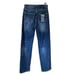Ksubi Brooklyn High Rise Straight Jean in Diablo Faded Black Size 25