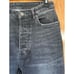 Ksubi Brooklyn High Rise Straight Jean in Diablo Faded Black Size 25