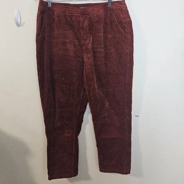 TOAD&CO Women's Del Rey Pull On Pant Brown Corduroy XL