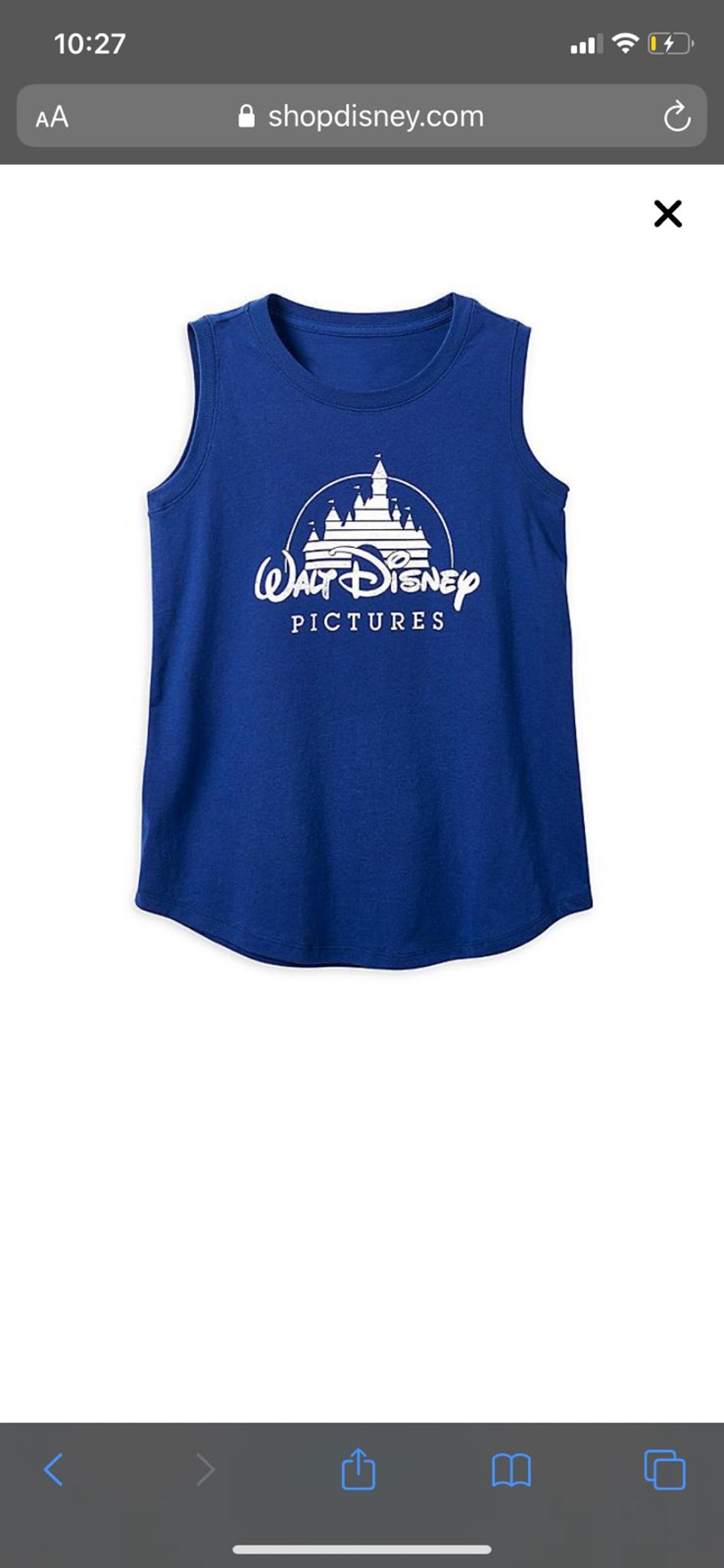 Walt Disney Pictures Logo Tank Top