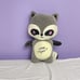 Red Panda Stuffed Animals Gray Love You Plush toy 22 by Lissi Doll
